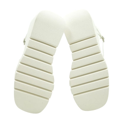 White Wedge Sandals