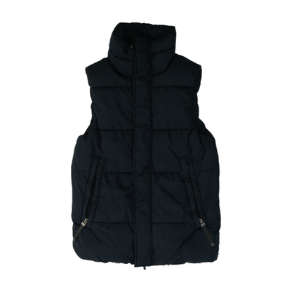 Black Solid Vest
