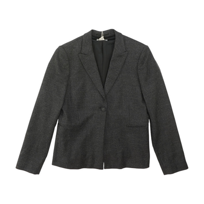 Gray Solid Blazer