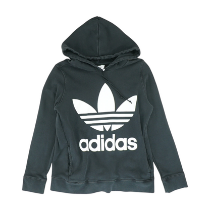 Black Solid Hoodie Pullover