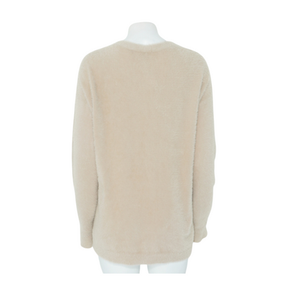 Beige Cardigan Sweater