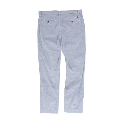 Blue Striped Regular Pants