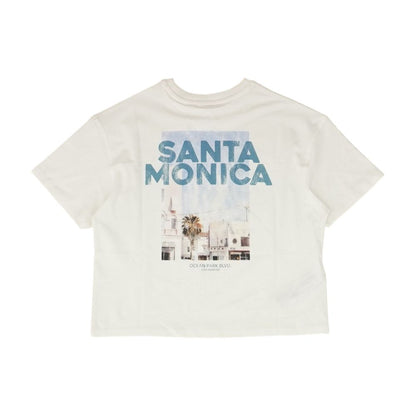 White Graphic Crewneck T-Shirt