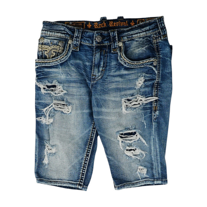 Blue Denim Shorts