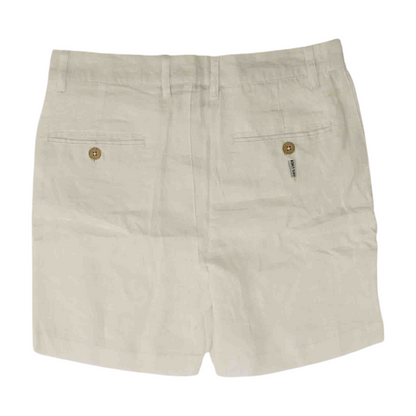 White Casual Shorts