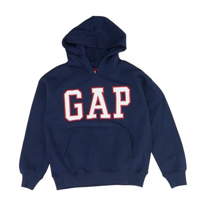 Navy Graphic Hoodie Pullover