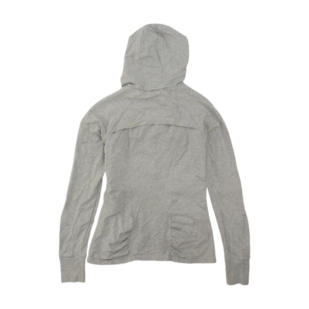 Gray Solid 1/4 Zip Pullover