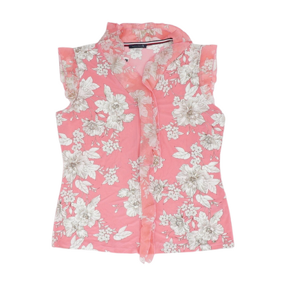 Pink Floral Blouse