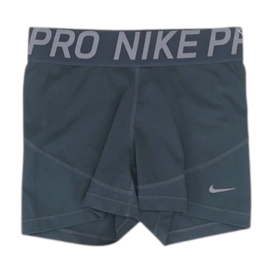 Black Solid Active Shorts