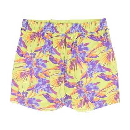 Neon Yellow Floral Swim Bottom