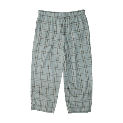 Blue Plaid Pajama Bottom