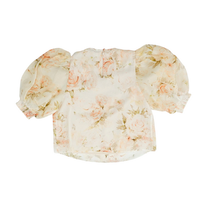 Pink Floral Blouse