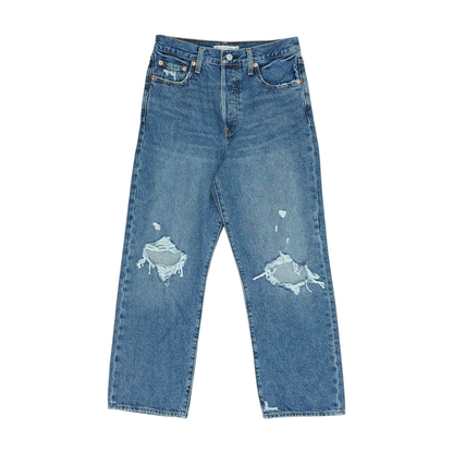 Blue Straight Jeans