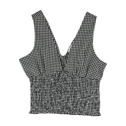 Black Check Blouse