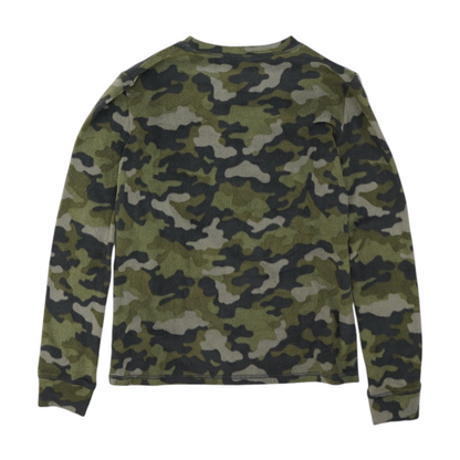 Green Camo Sweatshirt Pullover
