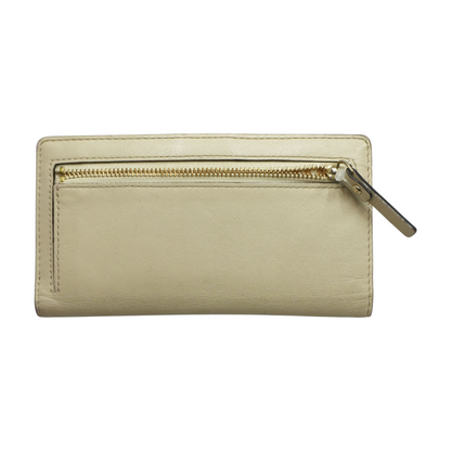 Beige Compact Wallet