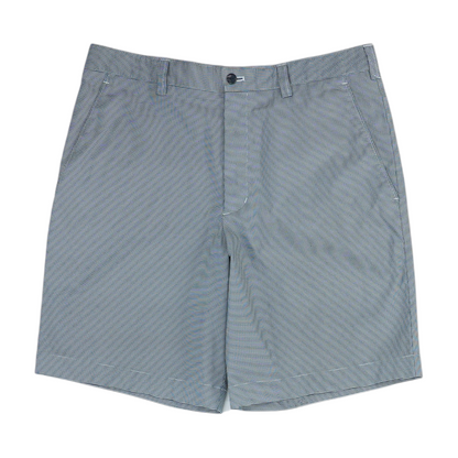 Navy Check Chino Shorts