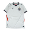 Men's White England Short Sleeve Jersey