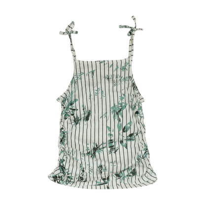 White Striped Dress