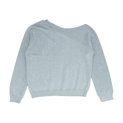 Silver Pullover Sweater