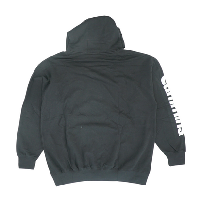 Black Solid Hoodie Pullover