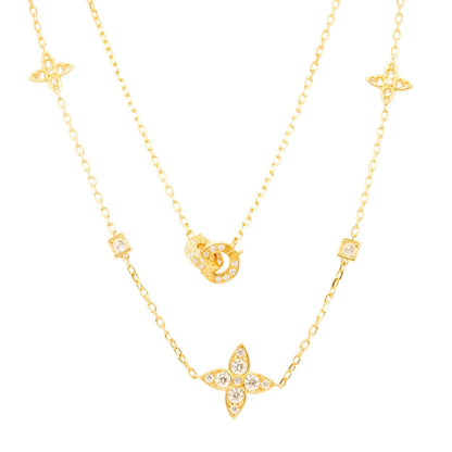 18K Gold Lucilla Diamond Necklace