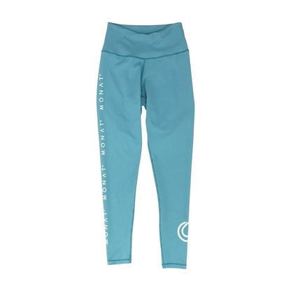 Blue Solid Leggings