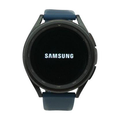 43mm Galaxy Watch6 Classic Black Smartwatch Blue Band M/L