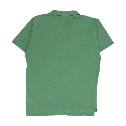 Green Solid Short Sleeve Polo