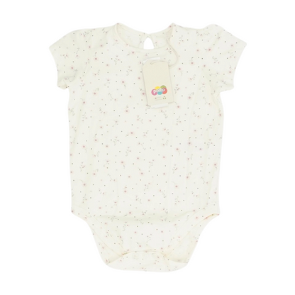 Cream Floral Onesie