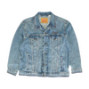 Blue Solid Denim Jacket