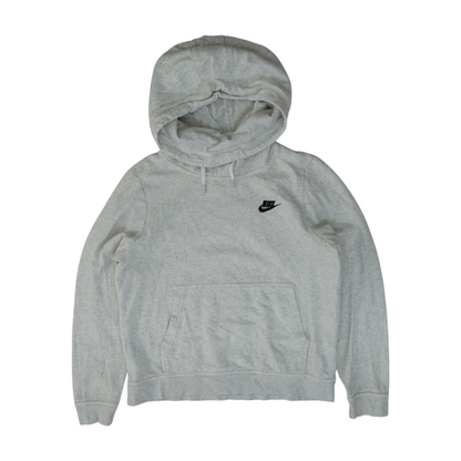 Gray Solid Hoodie Pullover