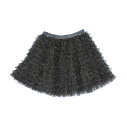 Brown Solid Skirt
