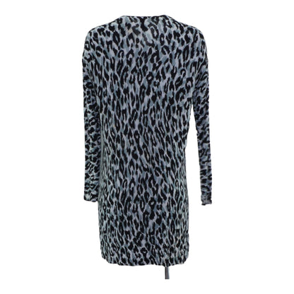 Multi Animal Print Cardigan Sweater
