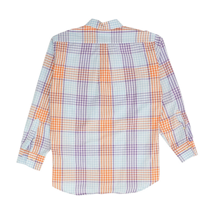 Multi Check Long Sleeve Button Down