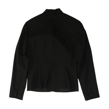 Black Solid Blazer