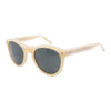 Beige Keaton Round Sunglasses