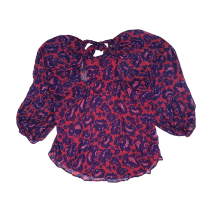Purple Plus Floral Blouse