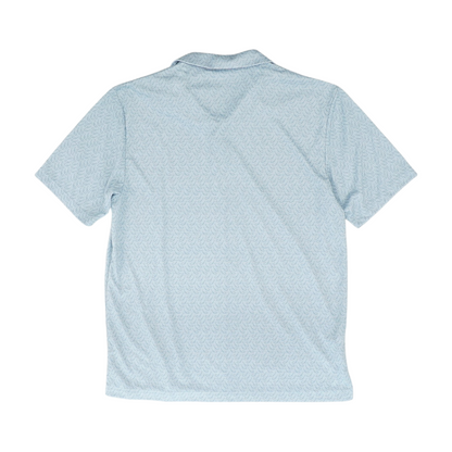 Gray Graphic Short Sleeve Polo