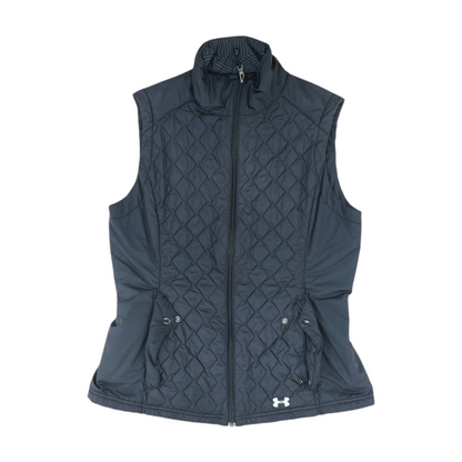 Black Solid Active Vest