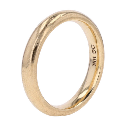 10K Yellow Gold Band Ring