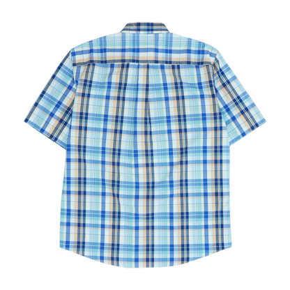 Multi Plaid Short Sleeve Button Down