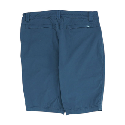 Gray Solid Chino Shorts