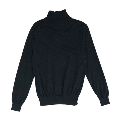 Charcoal Solid 1/4 Zip Pullover