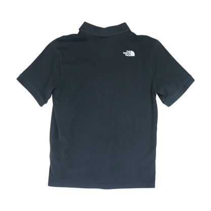 Black Solid Short Sleeve Polo