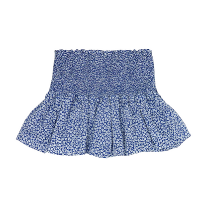 Blue Floral Skirt