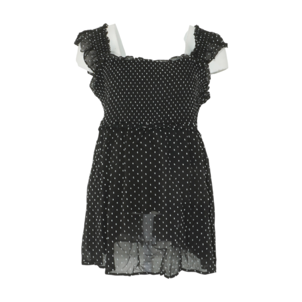 Black Maternity Polka Dot Blouse