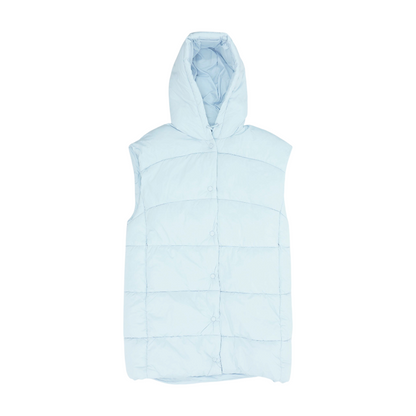 Blue Solid Active Vest