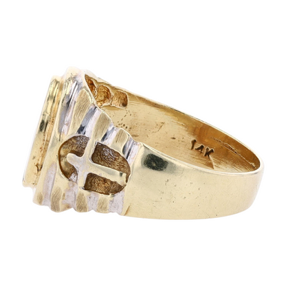 14K Two-Tone Gold Fashion Ring
