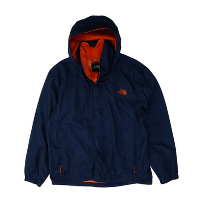 Navy Solid Rain Jacket